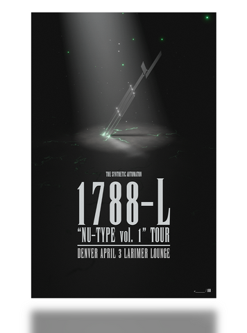 LTD ED. 1788-L TOUR POSTER (DENVER)